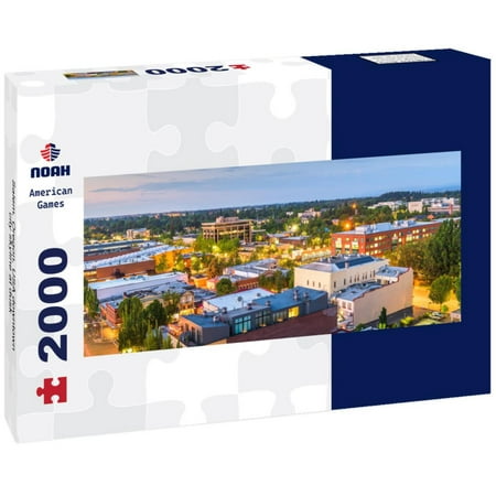 Noah Jigsaw Puzzle Salem, Oregon, USA downtown city skyline at dusk panorama 2000 pieces