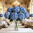 thumbnail image 4 of Silk Hydrangea Artificial Flowers - 24.4'' Hydrangeas for Spring Indoor/Outdoor Home Decor & Wedding Arrangement, 4 of 4