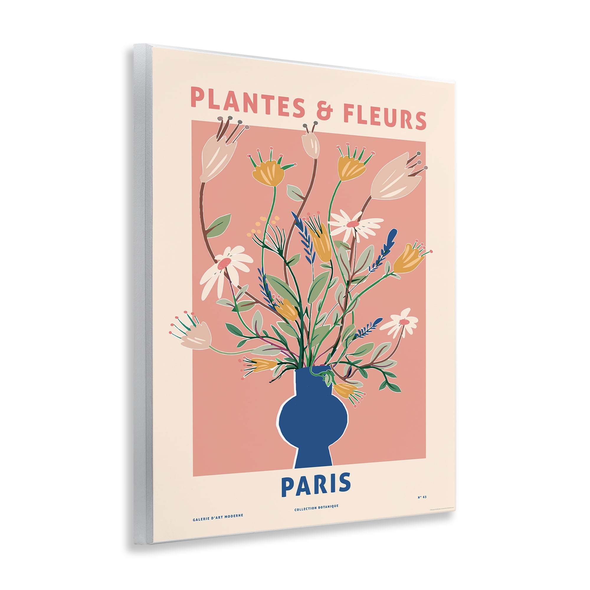 Stupell Industries Pastel Plantes & Fleurs Plants & Flowers Painting Unframed Art Print Wall Art, 11 x 14