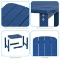 thumbnail image 3 of CHYVARY Outdoor Side Table, Adirondack Coffee Table Made of All-Weather Poly Lumber for Patio, Beach, Garden and Deck,Navy Blue, 3 of 6