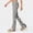 Black, variant on 2026 New Womens Striped Fold Over Pants Low Rise Yoga Pants Lounge Bottoms Color Block Wide Leg Flare Leggings Sweatpants(Black,M)