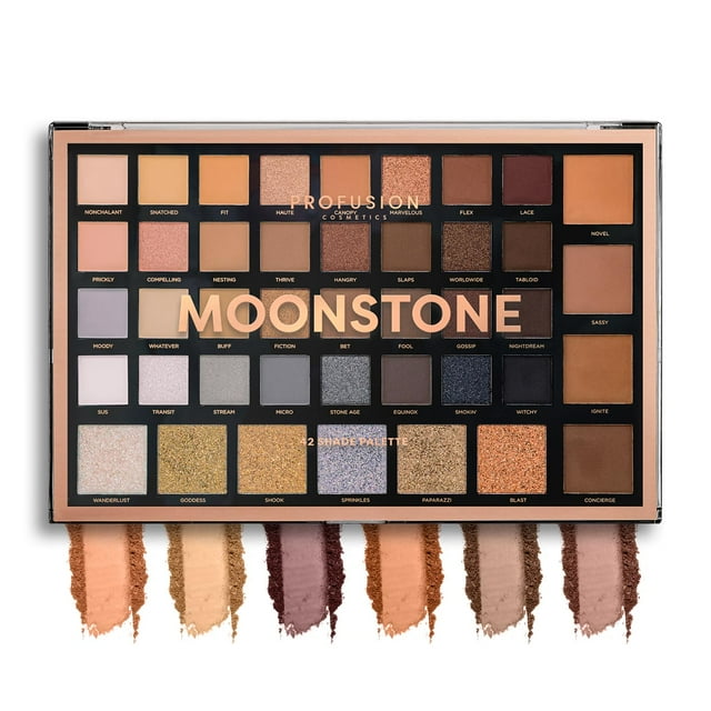Paleta de sombras de ojos Profusion Cosmetics Moonstone 42 tonos