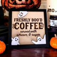 thumbnail image 3 of Letreros de Halloween con CAFÉ RECIÉN BOO'D, divertidas decoraciones para cafeterías de Halloween, accesorios de madera para decoración de cocinas de Halloween, lindas decoraciones de Halloween, decor, 3 of 8