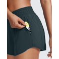 thumbnail image 5 of Shorts CRZ YOGA tiro alto 6 cm secado rápido con bolsillo con cierre, 5 of 5