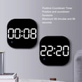 thumbnail image 3 of Reloj Despertador Digital Reloj de Escritorio LED USB con Pantalla Grande de Temperatura y Mes Reloj Electrónico Moderno Multifuncional para Dormitorio Sala de Estar ANGGREK  Otros, 3 of 8