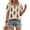 Beige, variant on Womens Summer Boho Tops Casual V Neck Short Sleeve Blouses Floral Print Shirt Tie Front Flowy Vacation Clothes 2XL