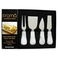 thumbnail image 2 of Prodyne KM-4-W Froma Knives Cheese Knife, Set of 4, White, 2 of 5