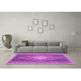 thumbnail image 3 of Ahgly Company Indoor Rectangle Abstract Purple Contemporary Area Rugs, 7' x 10', 3 of 4