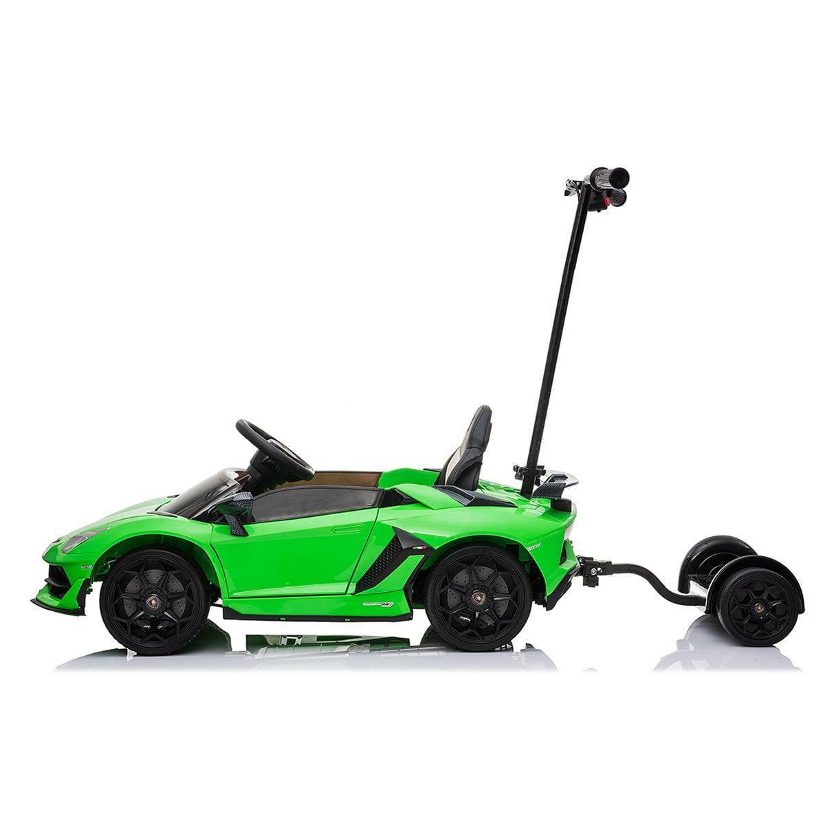 12V Lamborghini Aventador SVJ Kids Battery Electric Ride On Car Green