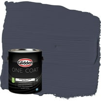 Glidden One Coat Black Flame / Purple Eggshell Interior Paint with Primer, 1 Gallon