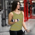 thumbnail image 6 of Daiia Mardi Gras Purple Yellow Plaid Printed Womens Workout Tops for Women Quick-dry Tank Tops Mesh Yoga Shirts Athletic Running Tank Tops Sleeveless Gym Clothes-XX-Large, 6 of 7