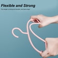 thumbnail image 4 of Hariumiu 5Pcs Clothes Hanger Design Non-Slip Strips Flexible Wardrobe Coat Pants Storage Hanger Reusable Seamless Closet Organizer Hanger Household Products, 4 of 7