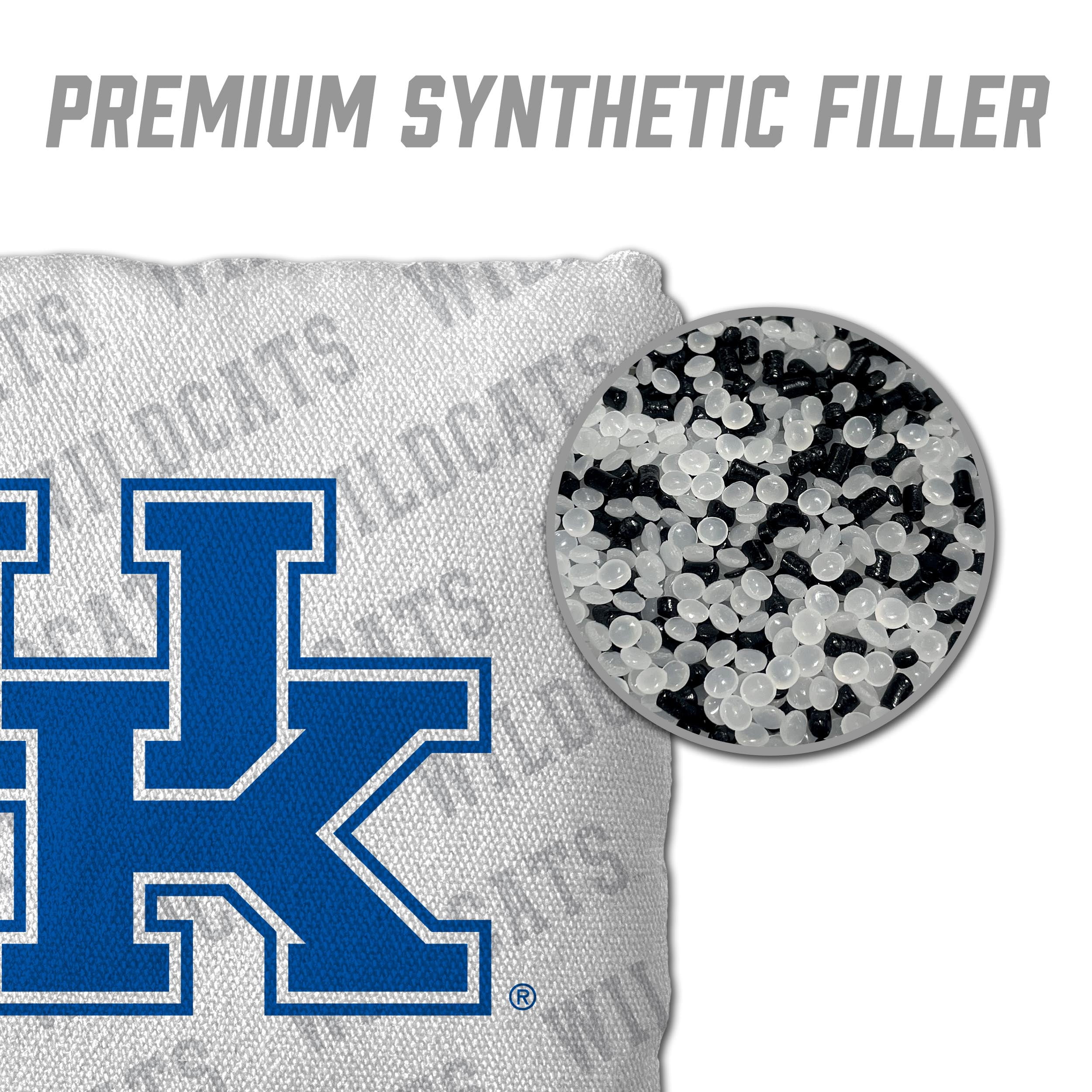 NCAA Kentucky Wildcats Cornhole Bags - 4PK - White