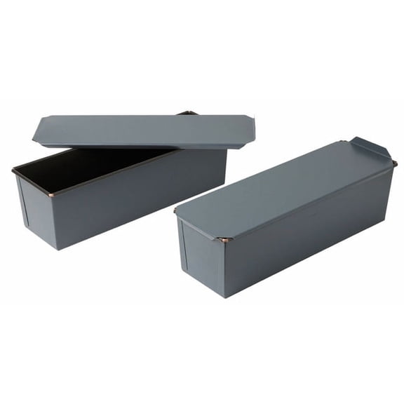 Matfer Bourgeat Exopan Steel Long Bread Mold/Loaf Pan, Nonstick, 15 3/4"x5 1/2"