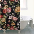 thumbnail image 5 of Waterproof Pioneer Shower Curtain 84x72 Inch Polyester Unique Colorful Floral Shower Curtain for Bathroom Hotel Home Decor with 12 Plastic Hooks, 5 of 5