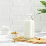 Brightware Glass Milk Bottles – 32 oz – Set of 3