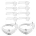 thumbnail image 6 of LEORX 2Pack Compact Round Toothbrush Cover ABS Holder Design Keeps Toothbrush Clean, 6 of 7