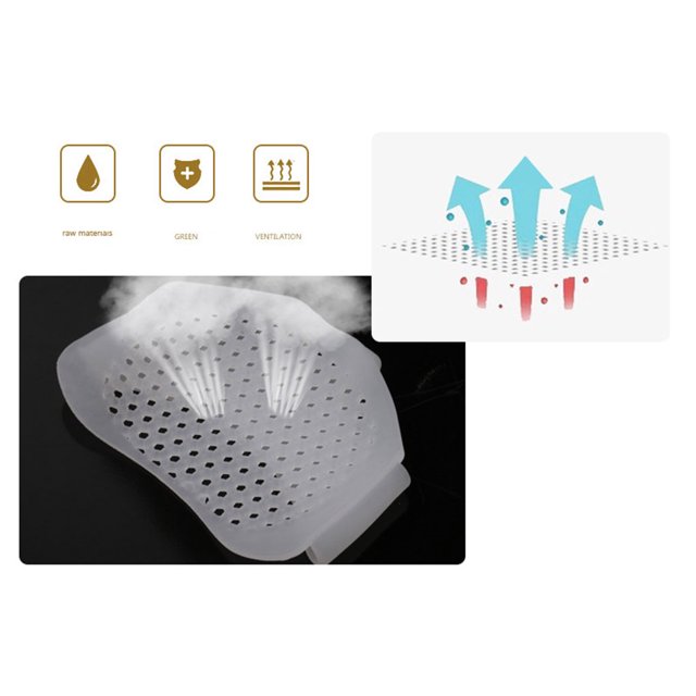 1 Pair Silicone Forefoot Pads Pain Relief Foot Sole Pain Relief Forefoot Anti-slip Cushion Forefoot Supports Random Color