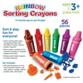 thumbnail image 7 of Learning Resources Rainbow Sorting Crayons Classroom Supplies Girls and Boys, Ages 3+, 7 of 7