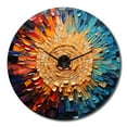 thumbnail image 4 of Designart "Mosaic of Colorful Vinyl Records I" Music Oversized Wall Clock, 4 of 5
