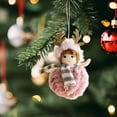 thumbnail image 2 of chaungfeng Mini Plush Christmas Pendant, Small Elf Doll Ornament, Figurine Tree Decor, for Tree, Window, Gift Giving, Festival Decor, 2.4x4.3 Inches, 2 of 6