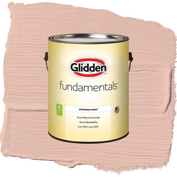 Glidden Fundamentals Adorable / Orange, Flat Interior Paint, 1 Gallon