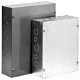 thumbnail image 1 of Hoffman Pull Box Screw Cover with Knockouts, Steel, 16.00"x12.00"x6.00", Gray, 1 of 1
