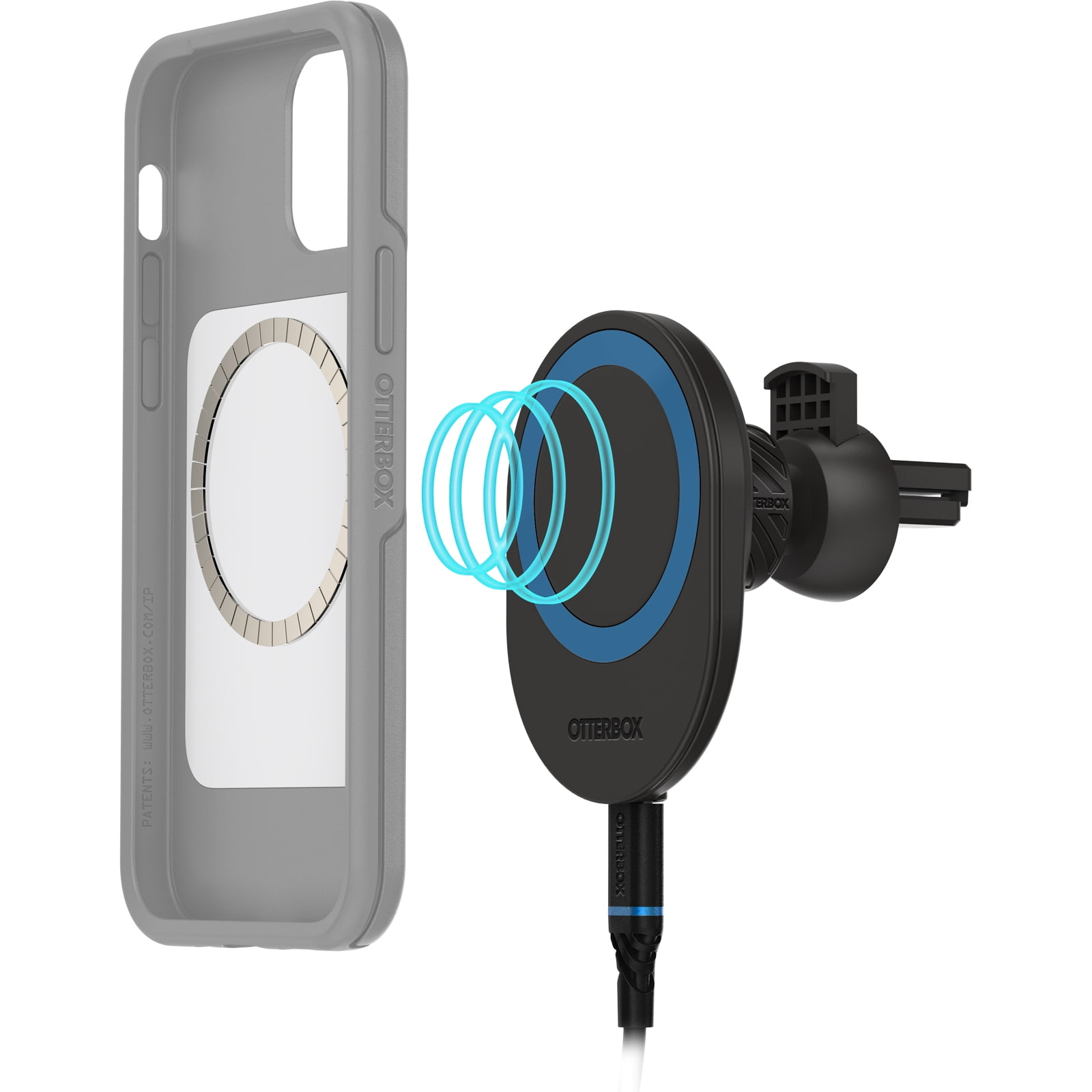 OtterBox Strive Series Wireless Charger Car Vent Mount for MagSafe