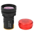 thumbnail image 3 of 10Pcs BERM LED Power Indicator Light PC Flame Retardant Shell 22mm Diameter 220V AD16-22D/S Red, 3 of 5