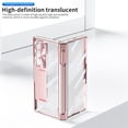thumbnail image 3 of ELEHOLD for Samsung Galaxy Z Fold 7 Case, Ultra Slim Clear Plating Hinge Protection Pen Holder Kickstand Full Body Phone Case with Screen Protector for Samsung Galaxy Z Fold 7,Rosegold, 3 of 7
