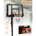 thumbnail image 6 of Cellomomo 4.9ft-10ft Adjustable Height 44" Shatterproof Outdoor Portable Basketball System (Adult), 6 of 8