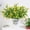 Yellow, variant on chaungfeng 1PC Outdoor Artificial Plant Fake Stems Plants, 13inch Faux Plastic Greenery for Indoor Outside Hanging Garden Porch Window Box Home Wedding Farmhouse for Patio (Purple)
