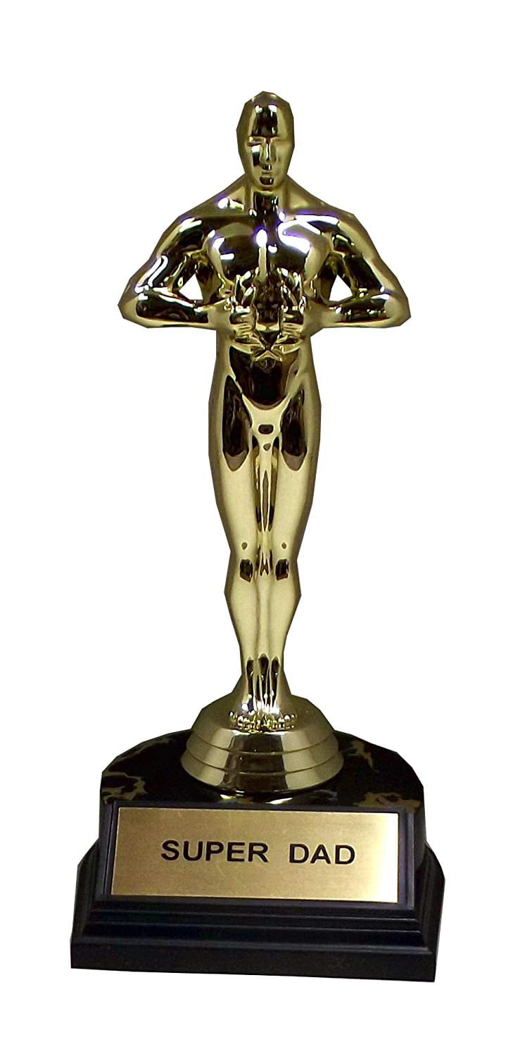 Worlds Coolest Dad Engraving Worlds Best Award Trophy aahs! 7 inches 