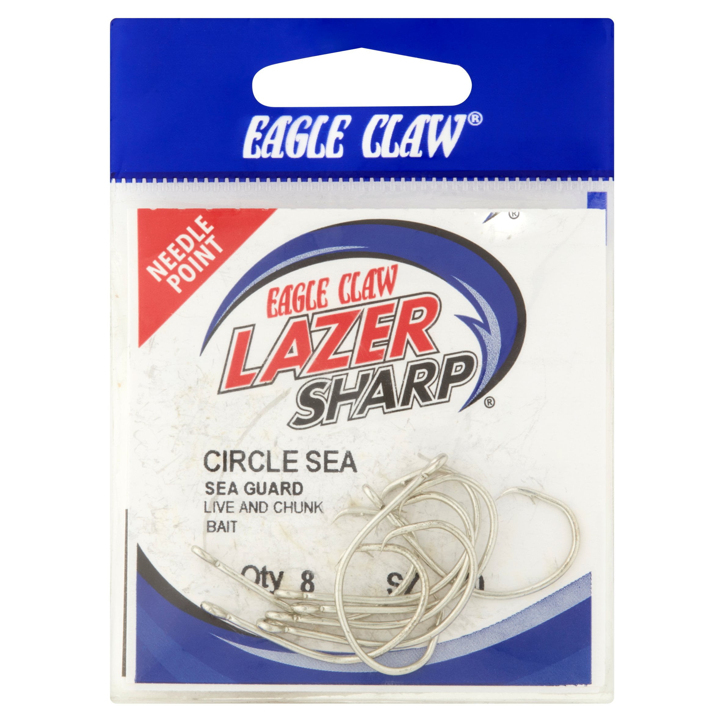 3 Packs Eagle Claw Circle Sea Hooks 3/0 