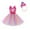 q#144Pink221, variant on MEZZALL Candy Color Ice Print Girls Party Dress Gown For Tutu Skirt Outfit Toddler Kids Children Fashion Apparel Soft Skirts