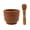Burlywood 1 Set, variant on Jkung Manual Plastic Mortar And Pestle Set Garlic Herb Spice Grinder Crusher Bowl Kitchen Smashing Tool for Guacamole Seasonings Paste Ginger