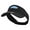 Black, variant on Hello Talk Bubble Embroidered Cotton Twill Sun Visor - White OSFM