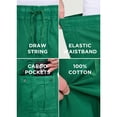 thumbnail image 5 of Men's 6" Elastic Waist Twill Cargo Shorts, Vermont Green, L, 5 of 5