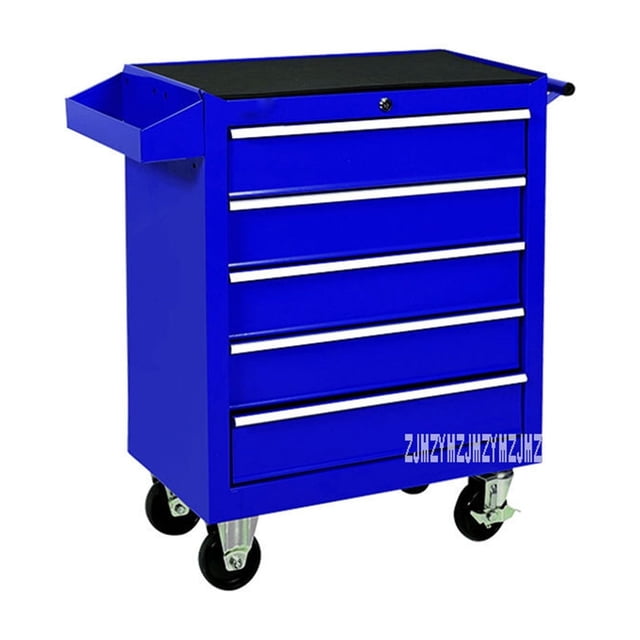 DA-25 5 Drawer Storage Tool Box Trolley Workshop Hardware Mobile Multi-Functional Auto Car Repair Maintenance Toolkit Cabinet ,Long Lasting
