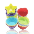 thumbnail image 1 of 24PCS Silicon Cake Mold Muffin Cup Household Kitchen Baking Tool, 1 of 7