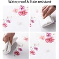 thumbnail image 3 of White Spring Tablecloth Rectangle 60 x 120 Inch - Waterproof and Spillproof Oblong Floral Spring Table Cloth Summer Tablecloth for Dining Room, Outdoor Picnic and Wedding, 3 of 6