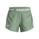 thumbnail image 1 of Pantalones cortos Under Armour Tech Play Up para niñas, color verde sílice, talla M, 1 of 1