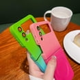 thumbnail image 4 of Magnetic Silicone Case for Samsung Galaxy Z Flip 4, Green Gradient Color Woman Case for Galaxy Z Flip 4 Compatible with Magsafe, Girls Shockproof Case for Z Flip 4, 4 of 14