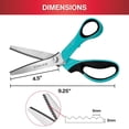 thumbnail image 4 of Tijeras Pinking SINGER ProSeries 9 de acero inoxidable de alta resistencia, 4 of 6