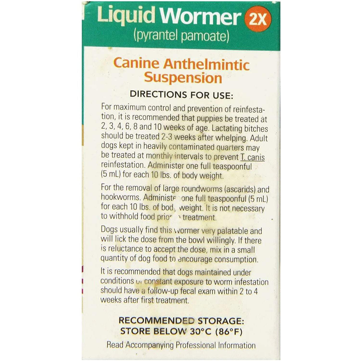 Durvet Liquid Wormer 2x for Puppies and Adult Dogs 2 oz. - image 3 of 3