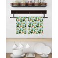 thumbnail image 3 of Saint Patrick's Day Kitchen Dish Towels for Drying Dishes Set of 4, Gnomes Hat Boot Clovers Blue Stripes Waffle Weave Microfiber Hand Tea Bathroom Towels Quick Dry & Absorbent Towel 15.7x23.6, 3 of 7