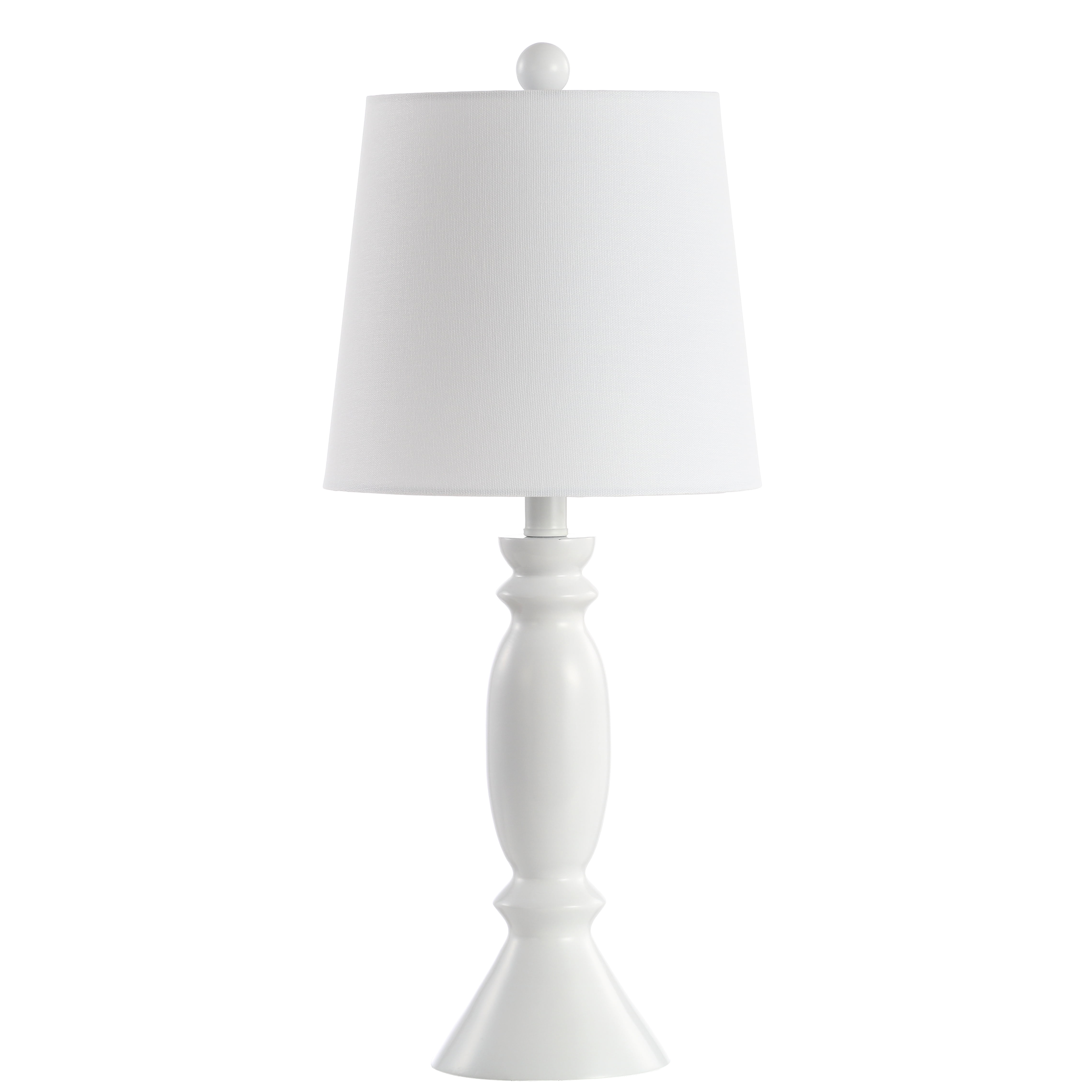 SAFAVIEH Kian Solid Glam 24 in. H Table Lamp, White