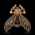 thumbnail image 4 of 2x Pin de Del Goteo Del Aceite Animal La Aleación con La Joyería Colorida Del Salvador Dali Broches de insectos para mujer, 4 of 10