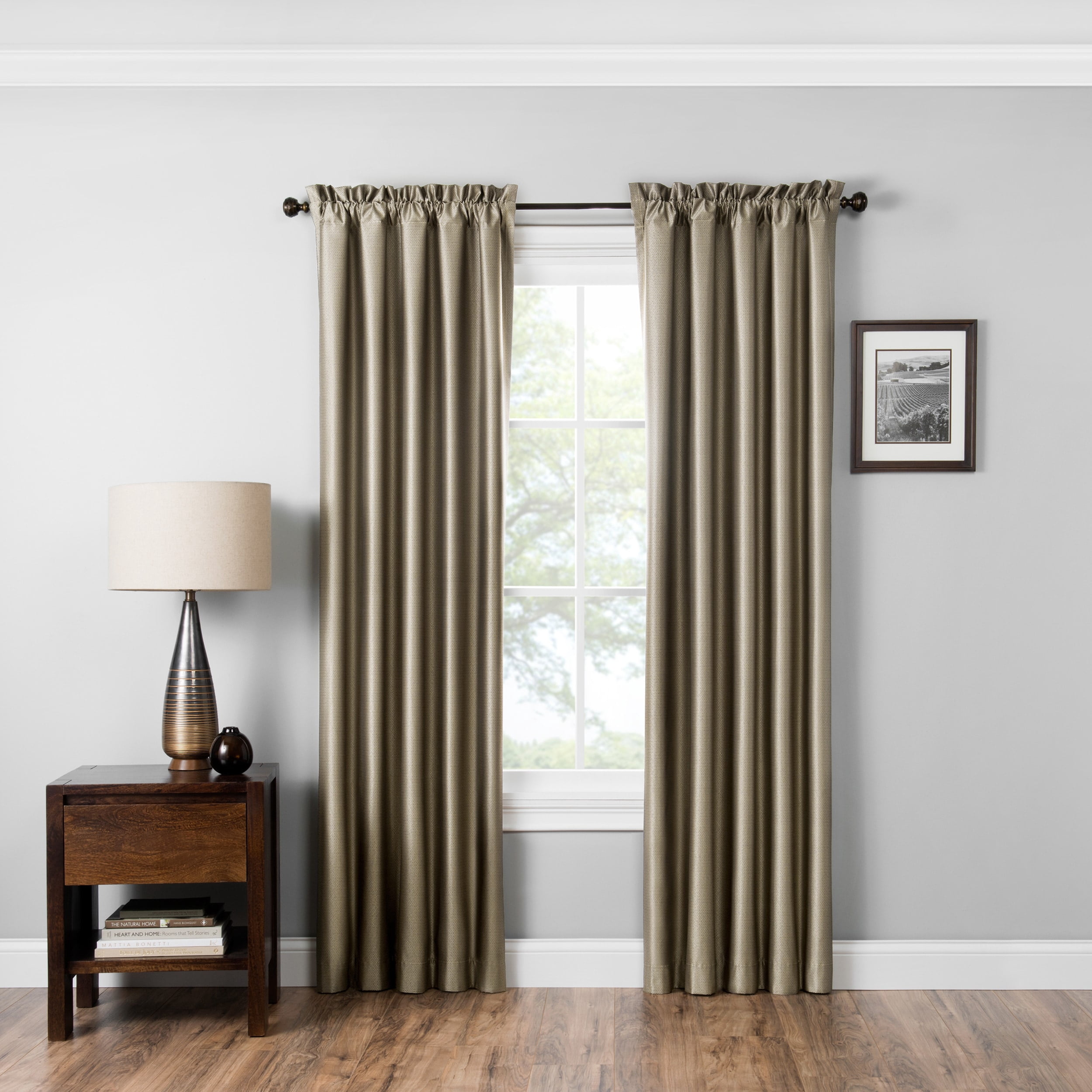 Eclipse Miles Thermal Energy-Efficient Grommet Curtain Panel - Walmart