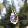 thumbnail image 3 of 3 Pcs Crystal Prism Pendants Rainbow Maker Ornament Suncatcher With Chain For Sun Catcher Window Garden Home Decoration (76mm, 3 of 4